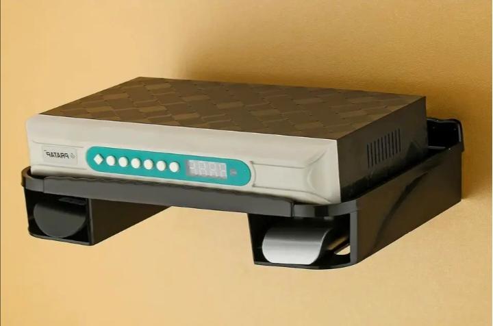 Set Top Box Stand with Double Remote Holder